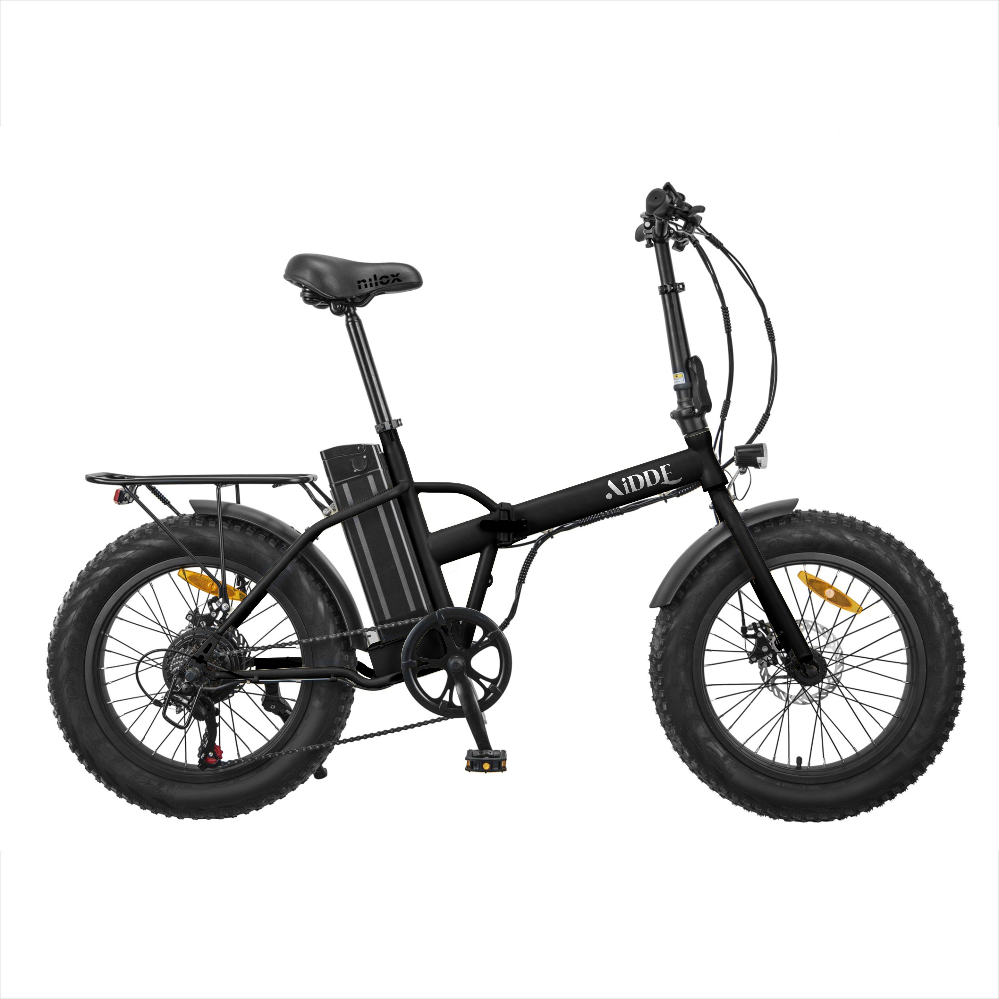 AiDDE 電動自転車 折りたたみ式 20インチ 最大走行距離80㎞ 7.8AH大容量バッテリー 公道可 シマノ製7段変速ギア搭載 防水 通勤 アウトドア E1