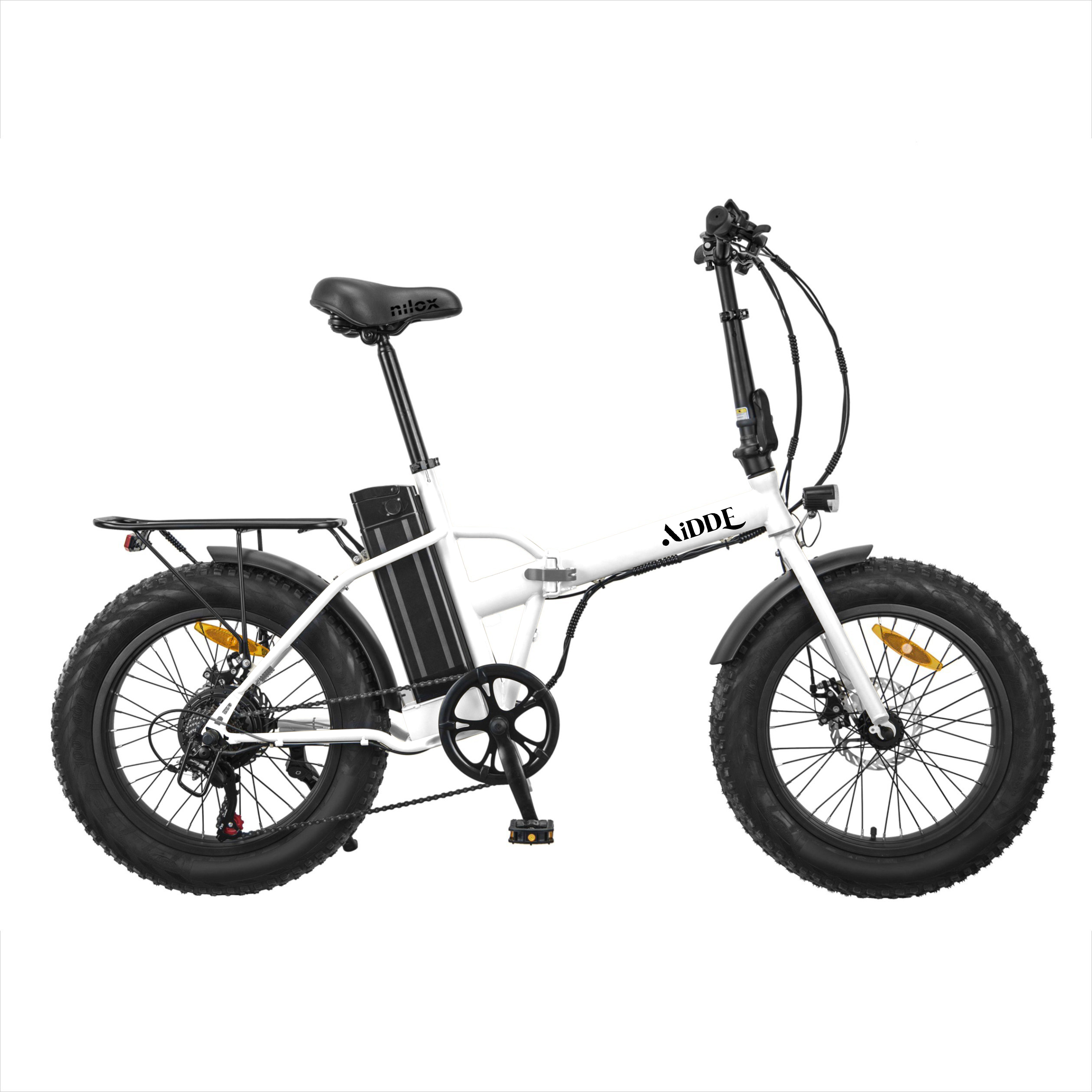 AiDDE 電動自転車 折りたたみ式 20インチ 最大走行距離80㎞ 7.8AH大容量バッテリー 公道可 シマノ製7段変速ギア搭載 防水 通勤 アウトドア E1