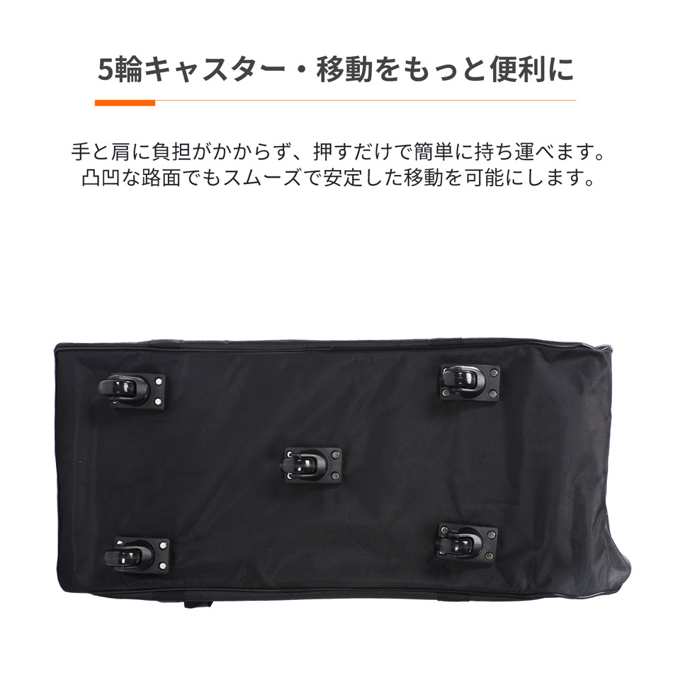 AiDDE 輪行バッグ キャスター 底板付き 防水 A1/D1/A1TS対応